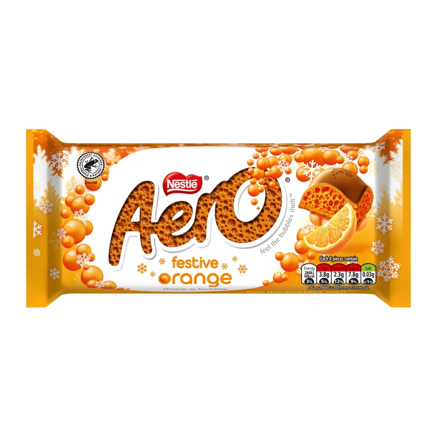 Aero Festive Orange Chocolate Sharing Bar