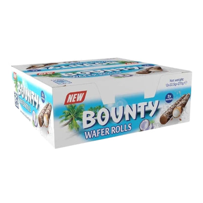 Bounty Chocolate Wafer Rolls Box